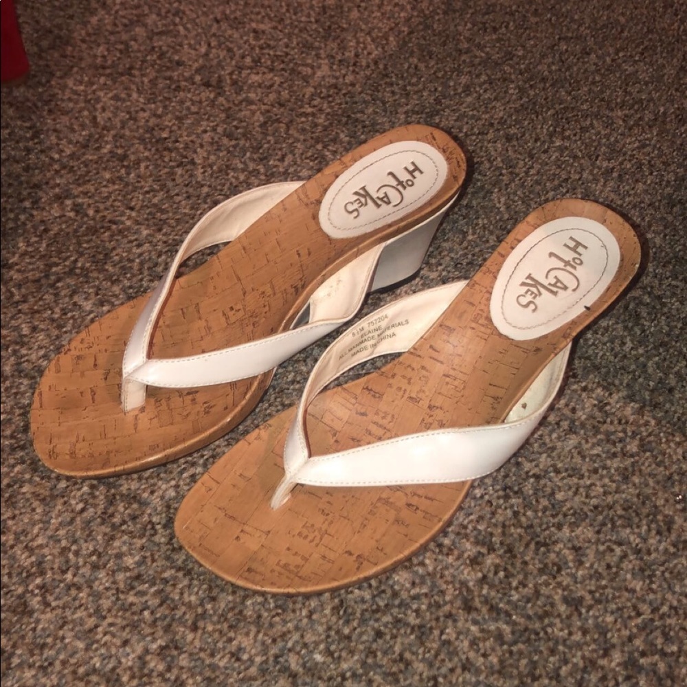 White wedges